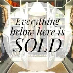 No need to scroll further, all else is sold.